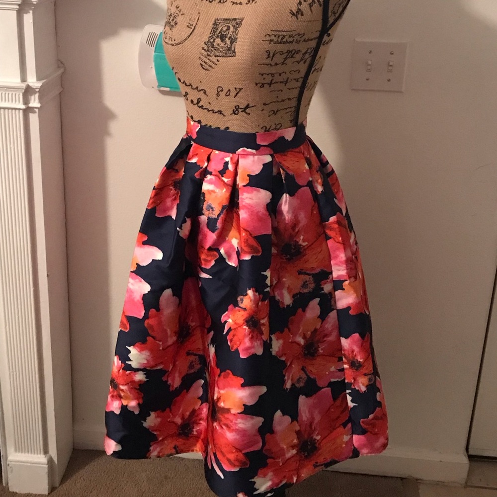 Floral hoop skirt